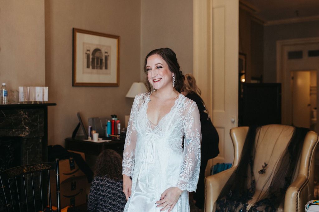 real emotion from Alissa and CJ's wedding day