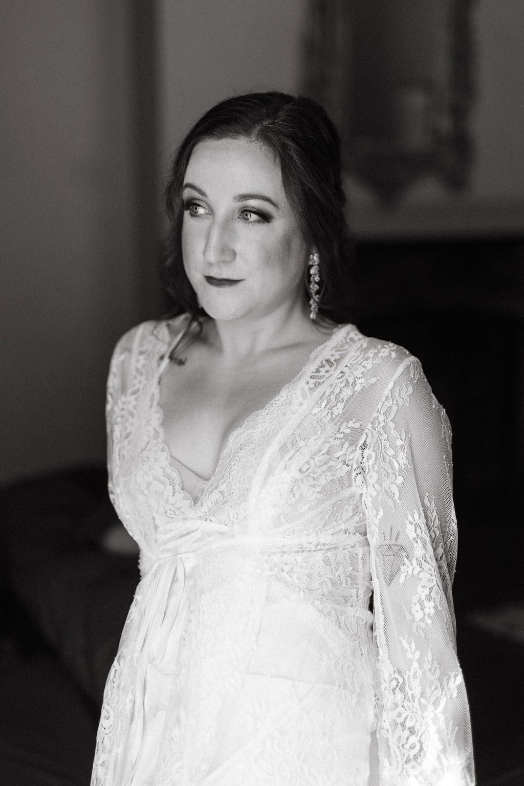 real emotion from Alissa and CJ's wedding day