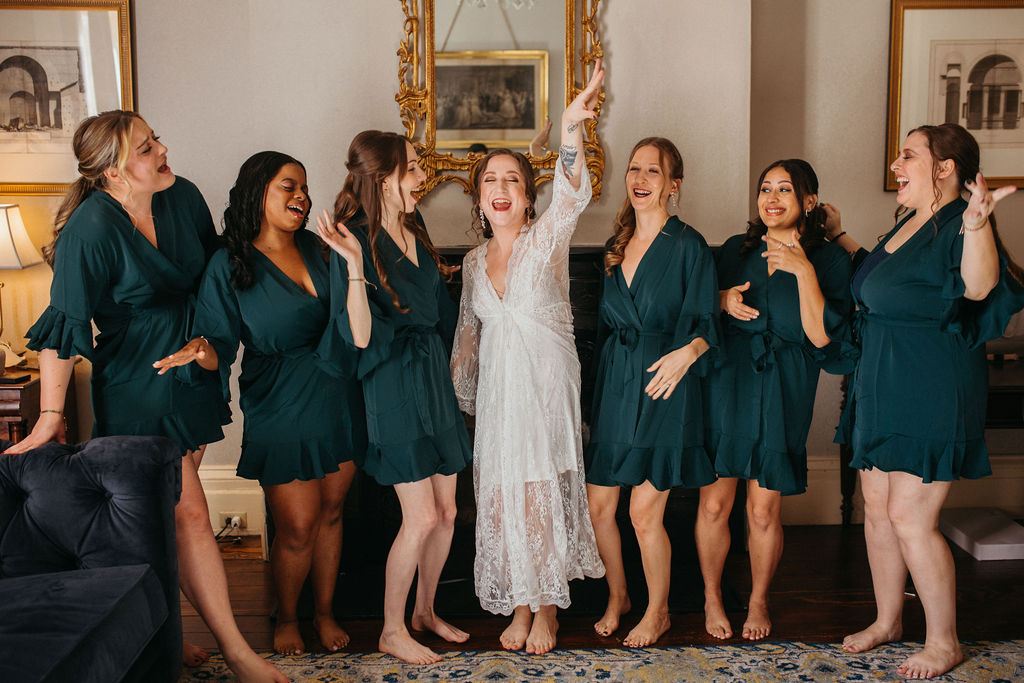 real emotion from Alissa and CJ's wedding day