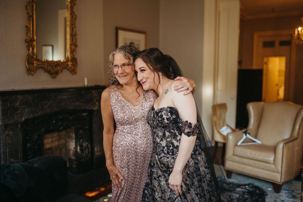 real emotion from Alissa and CJ's wedding day