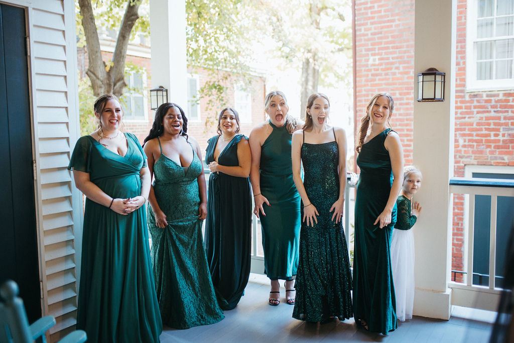 a quiet moment from Alissa and CJ's wedding