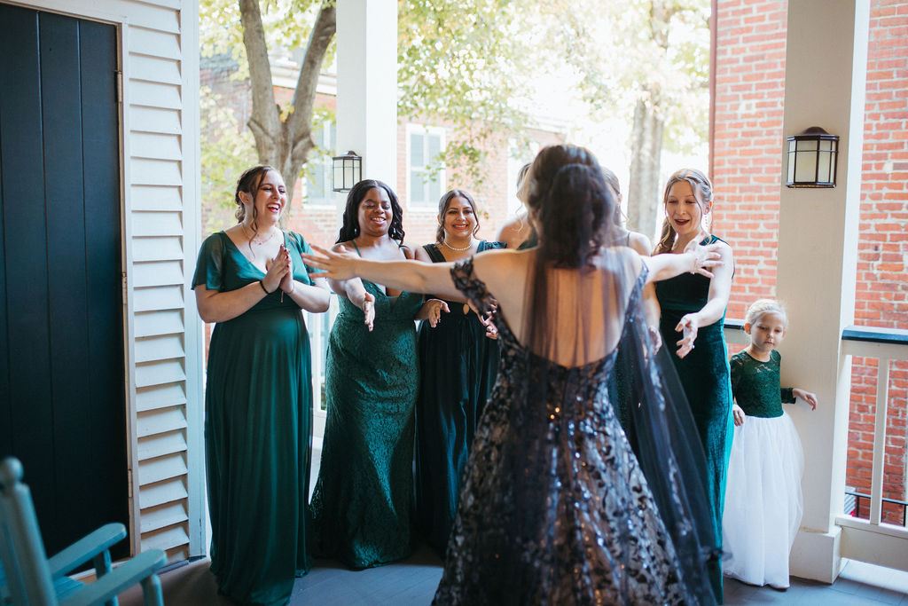 real emotion from Alissa and CJ's wedding day