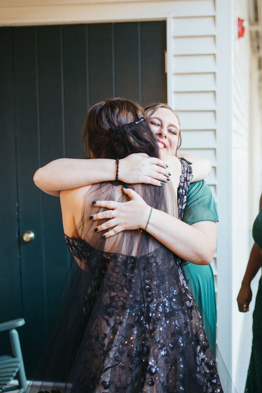 real emotion from Alissa and CJ's wedding day