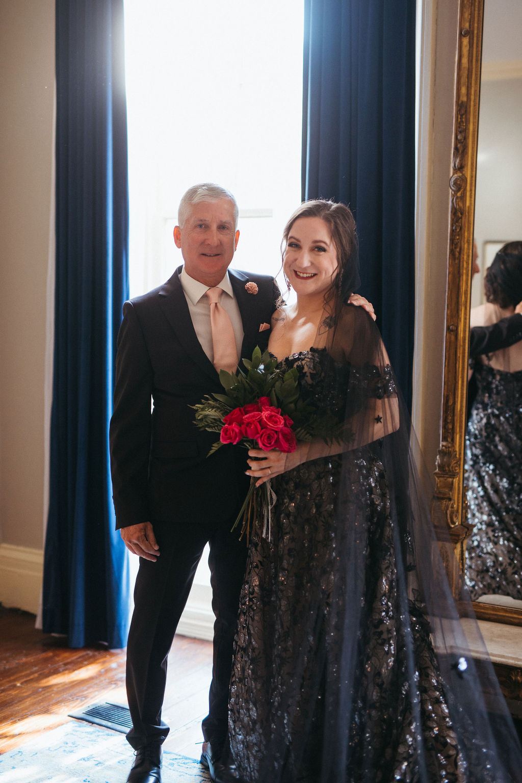 real emotion from Alissa and CJ's wedding day