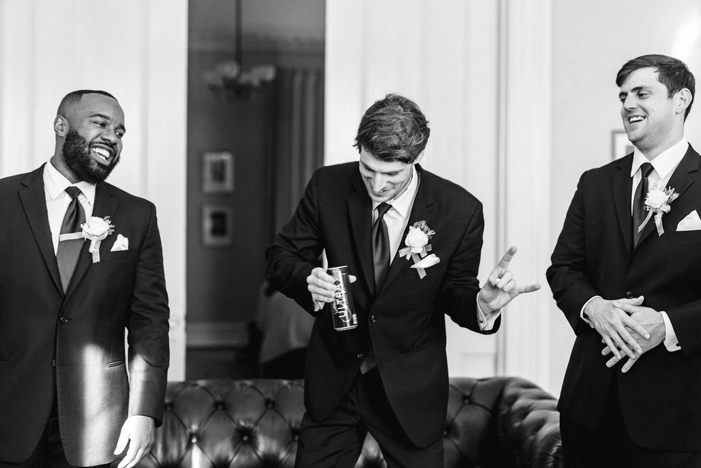 real emotion from Alissa and CJ's wedding day