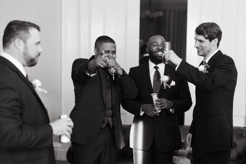 real emotion from Alissa and CJ's wedding day