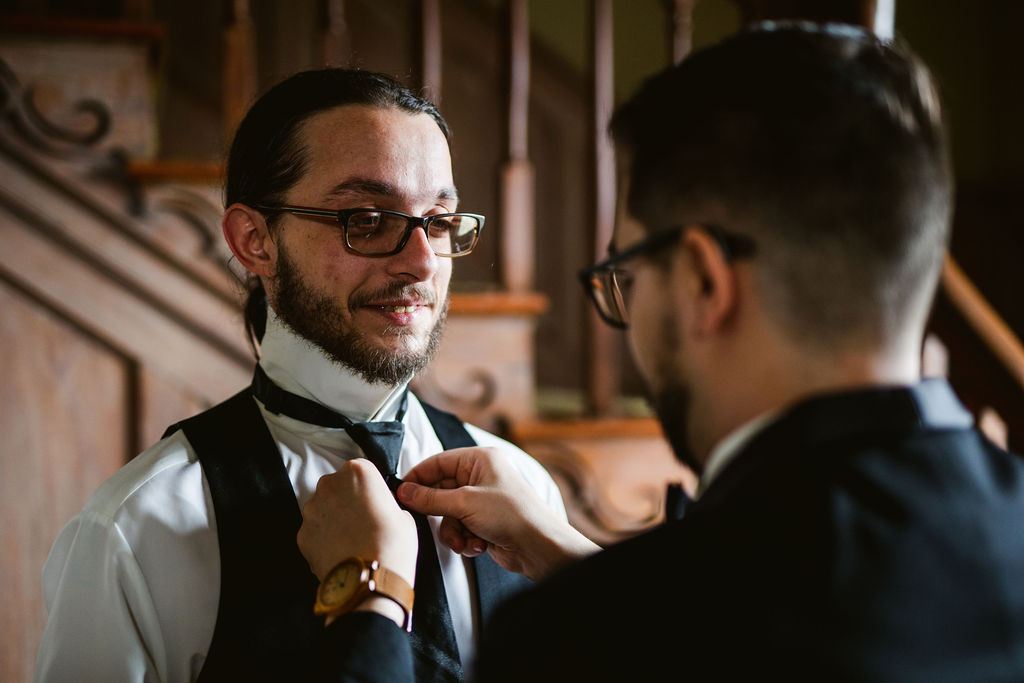 Mel and Josh's wedding, documentary style
