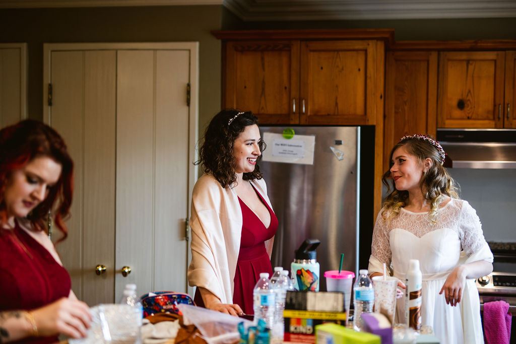 Mel and Josh's wedding, documentary style