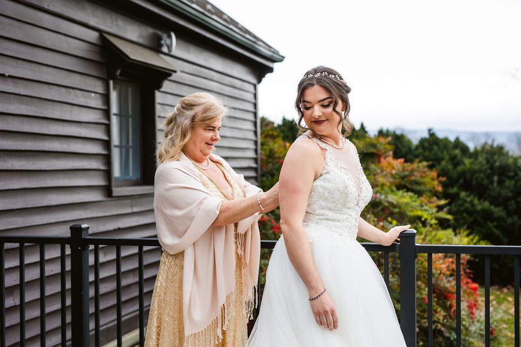 Mel and Josh, captured candidly on their wedding day