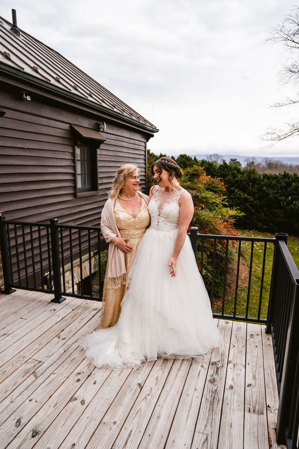 Mel and Josh, captured candidly on their wedding day