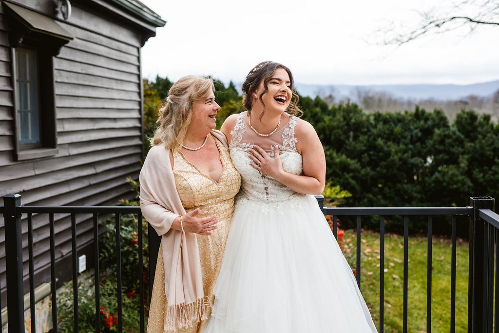 real emotion from Mel and Josh's wedding day