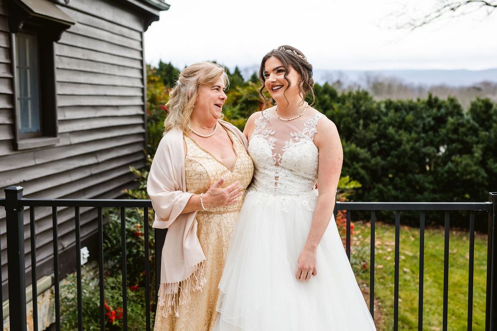 real emotion from Mel and Josh's wedding day