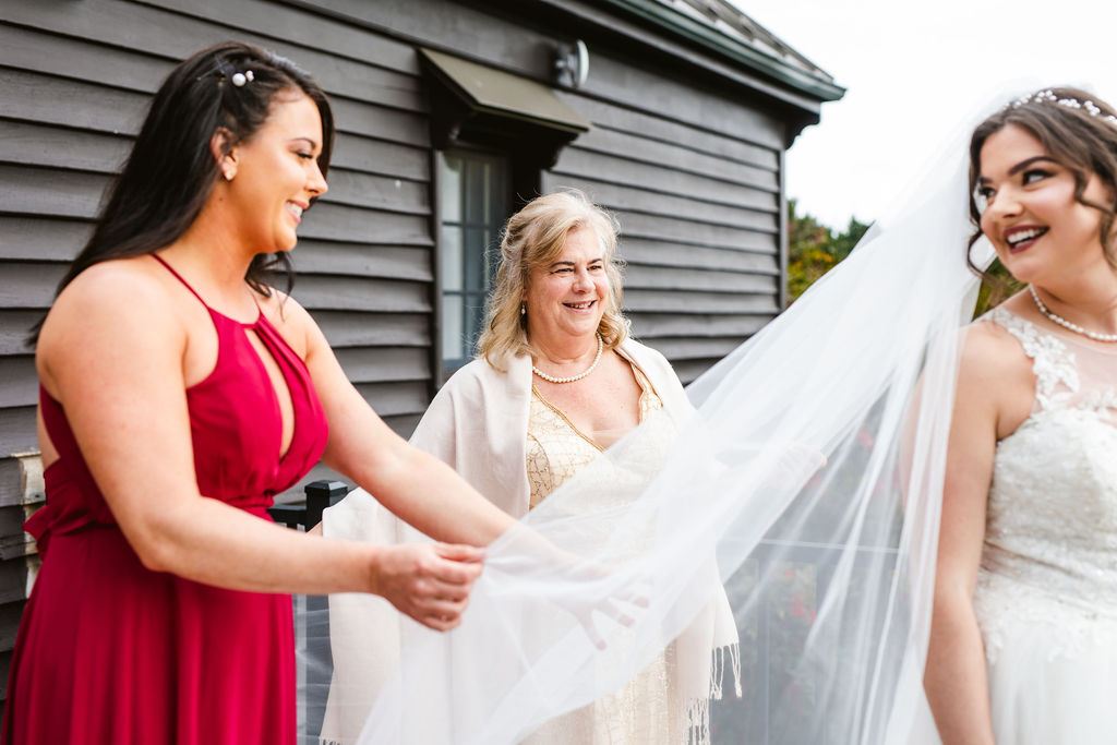Mel and Josh's wedding, documentary style