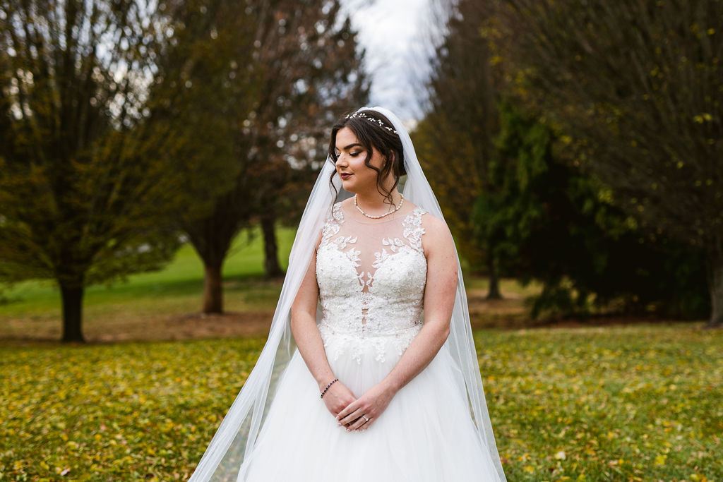 a quiet moment from Mel and Josh's wedding