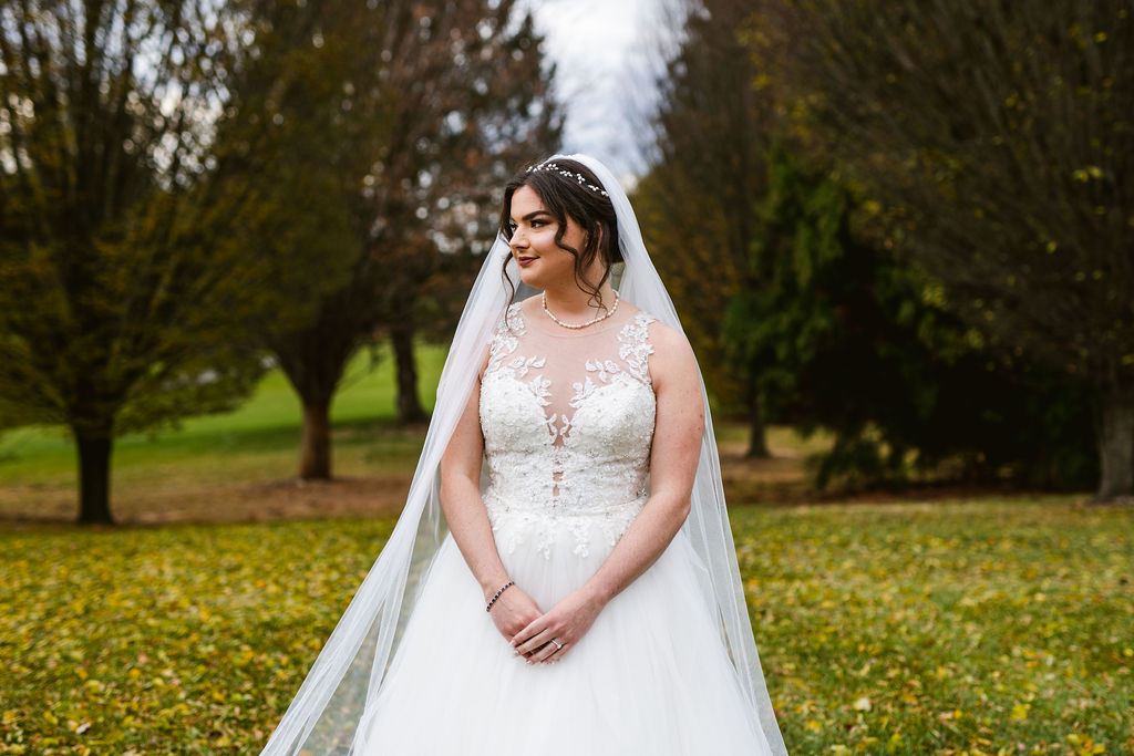 real emotion from Mel and Josh's wedding day