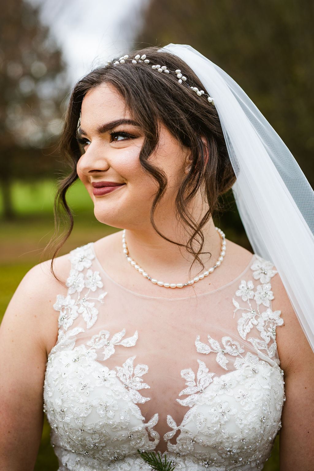 Mel and Josh, captured candidly on their wedding day