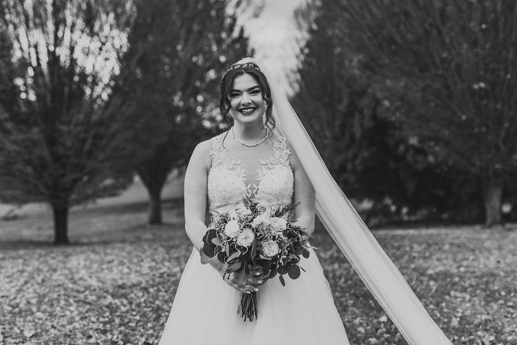 a quiet moment from Mel and Josh's wedding