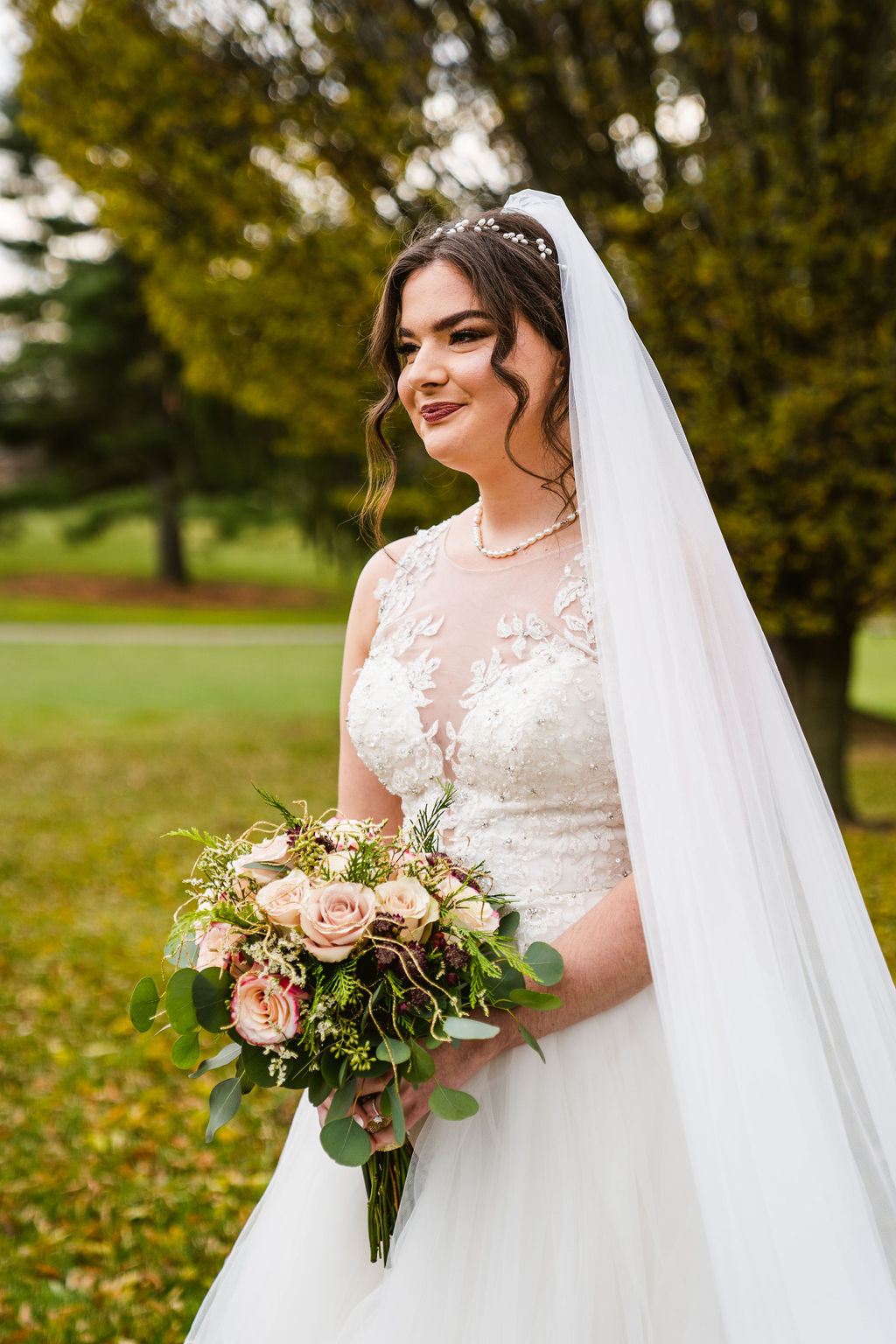 real emotion from Mel and Josh's wedding day