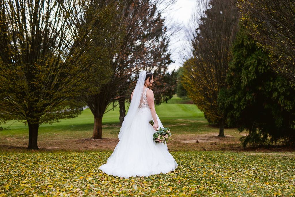 Mel and Josh, captured candidly on their wedding day