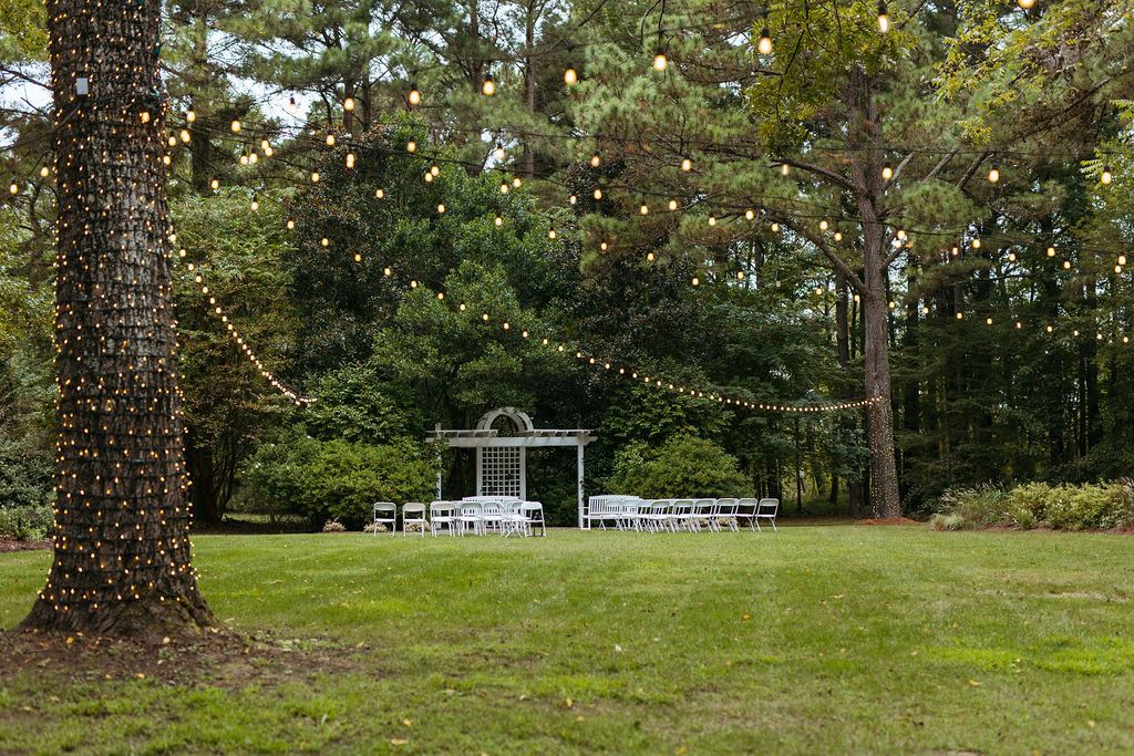 a quiet moment from Morgan and Erin's wedding