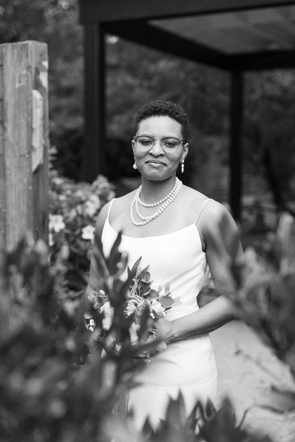 a quiet moment from Morgan and Erin's wedding