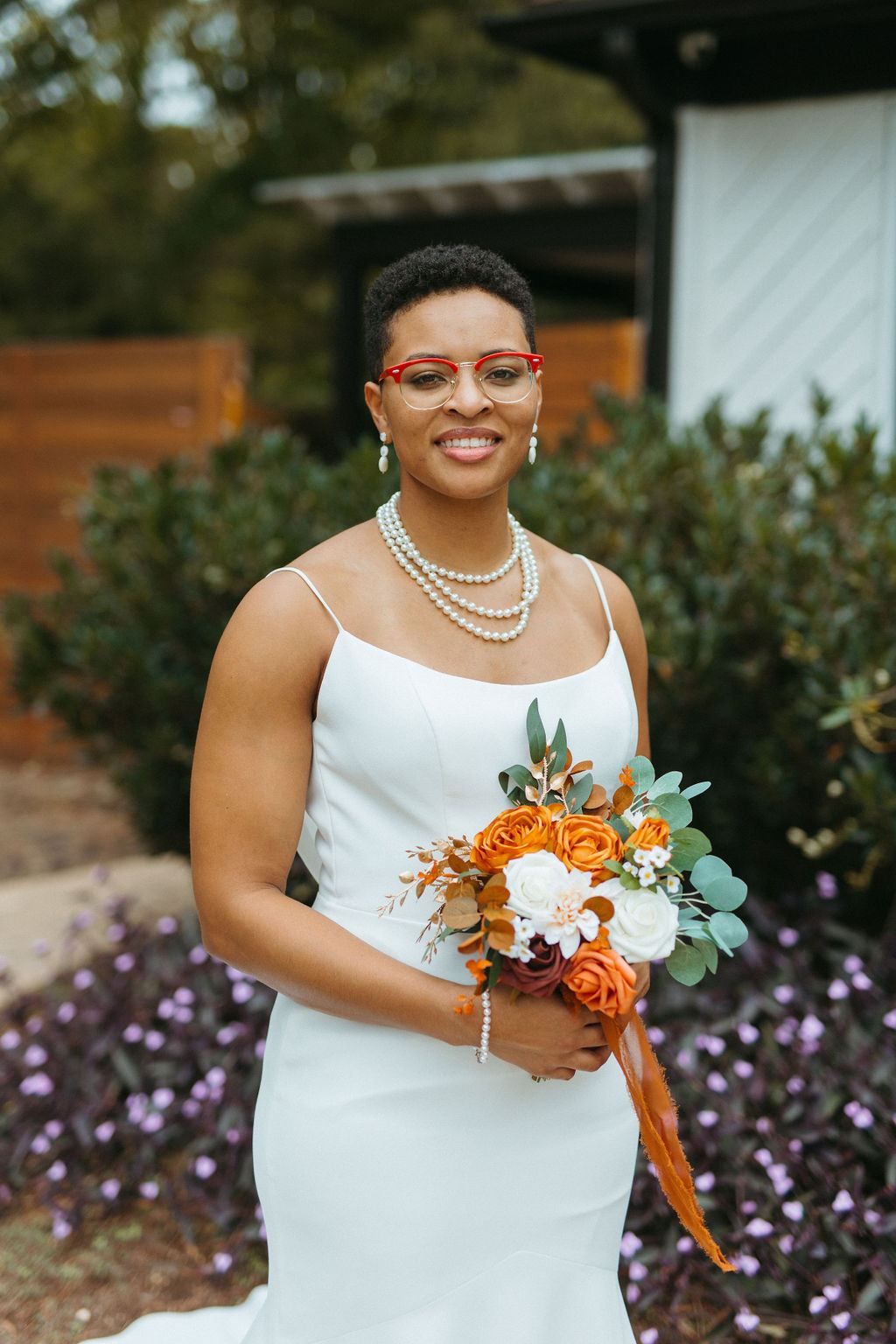 Morgan and Erin during their wedding celebration