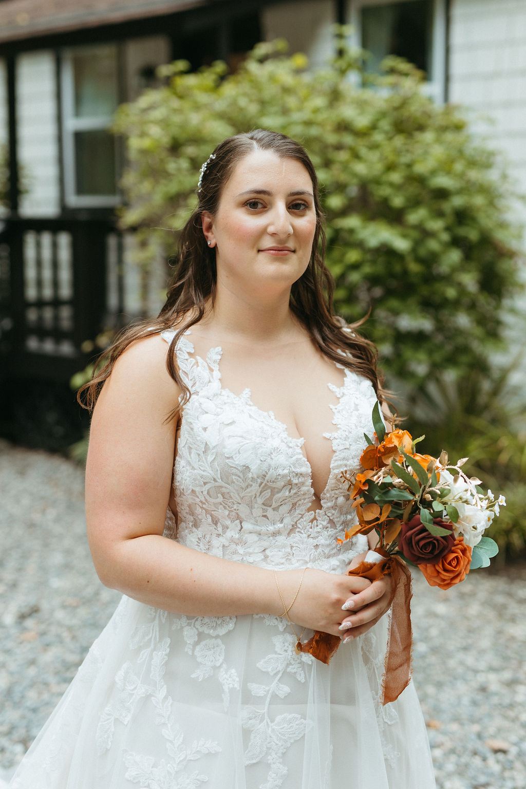 Morgan and Erin, captured candidly on their wedding day