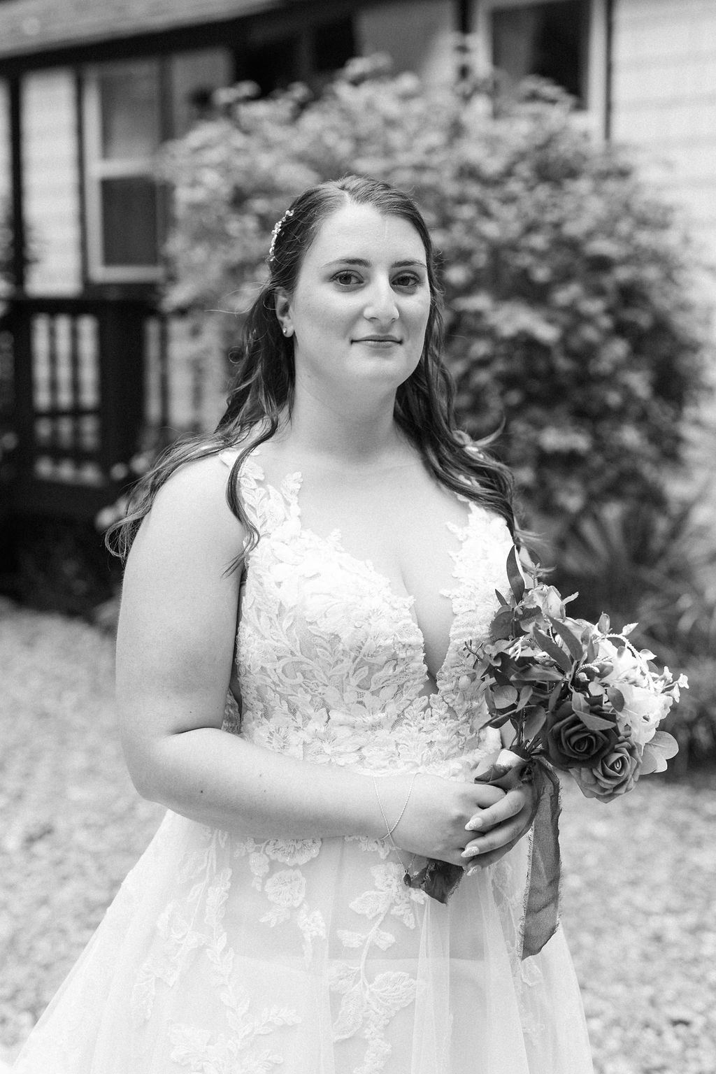 real emotion from Morgan and Erin's wedding day